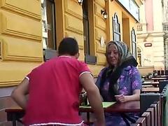 Moaning Granny Rides Hard Meat