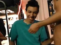 Gay likes something hard in anal