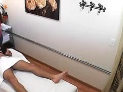 Incredible fuck during massage