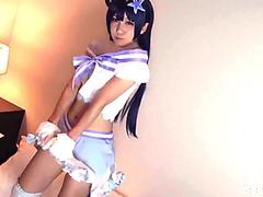 Hentai Cosplay "_Cum with me"_ Japanese idol cosplayer gets creampied in doggystyle - Intro