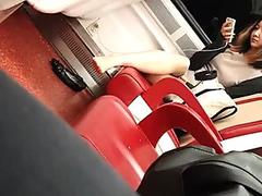 Asian Woman Flats Shoeplay