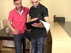 She Finds Him Riding Horny Gay Teen Cock