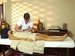 Fingering asian massage