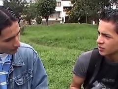 Latin Twinks Junior and William Bareback