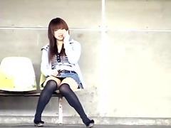 Stupendous japanese girlfriend Yuzuki Hatano fingers herself