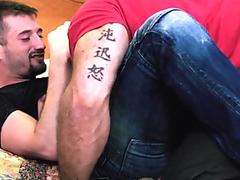 Hardcore cock sucking, ass licking and fucking gay session