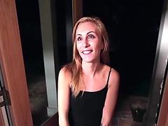 Little lingerie teen sucking